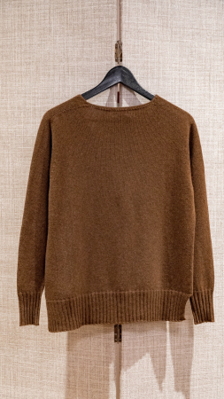 Cardigan cu nasturi si maneci lungi, textura 3D, din blend de lana, vascoza si cashmere [2]