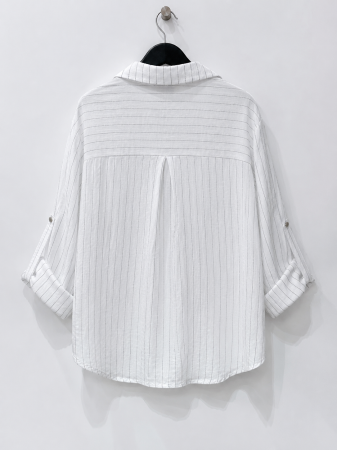 Fengo by Pretty Collection – Camasa din 100% in cu dungi fine [1]