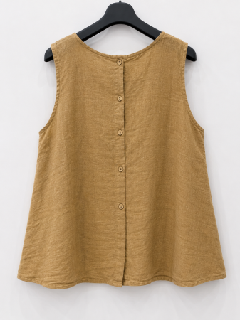 Fengo by Pretty Collection – Top din 100% in cu decolteu rotund si nasturi la spate [1]