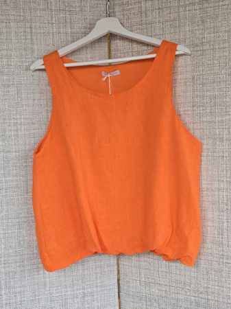 Topuri - Fengo by Pretty Collection – Top din 100% in cu tiv elastic si captuseala din bumbac