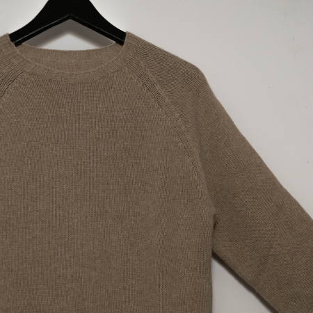 Pulover din blend de lana, vascoza si cashmere, cu detalii contrastante la mansete si tiv [1]