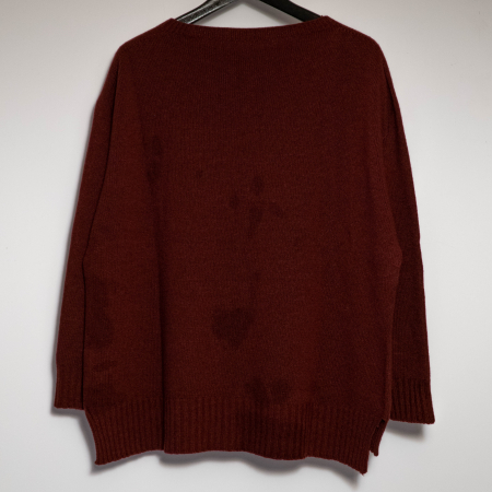 Pulover plus size din blend de lana, vascoza si cashmere, cu decolteu rotund si slituri laterale [2]