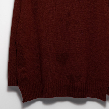 Pulover plus size din blend de lana, vascoza si cashmere, cu decolteu rotund si slituri laterale [3]