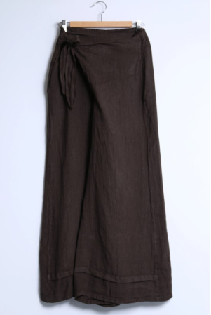 Fuste pantalon - Shyloh – Pantaloni largi din 100% in cu cordon lateral