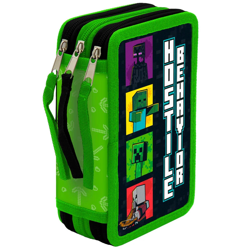 Colectii - Penar triplu Minecraft 39 buc