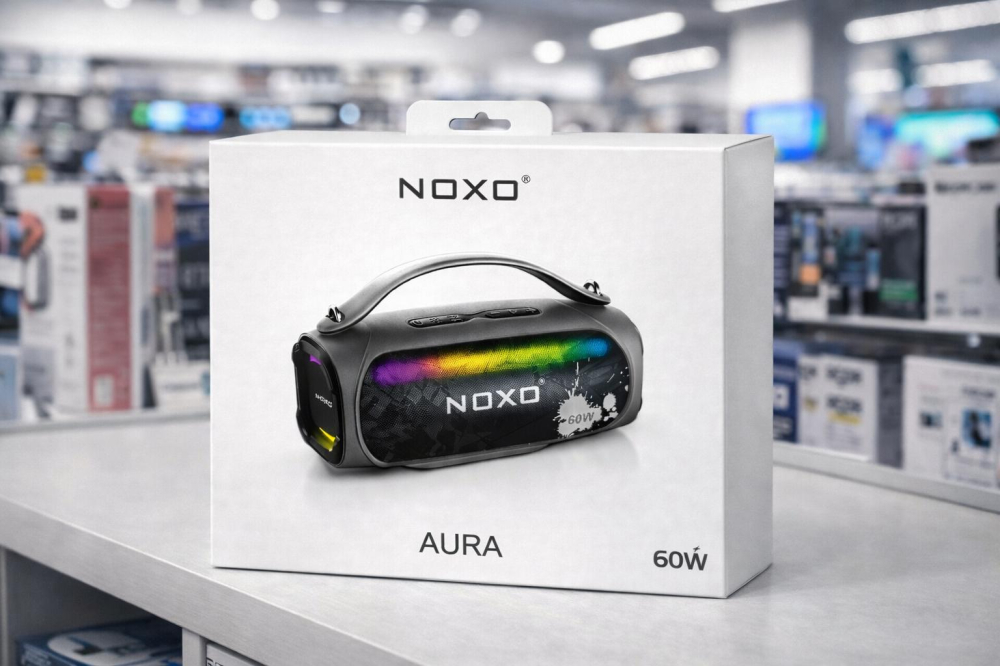 Boxa Bluetooth Portabila NOXO AURA 60W, RGB Light, Bluetooth 5.3, Waterproof IPX5, USB, TF Card, AUX [3]
