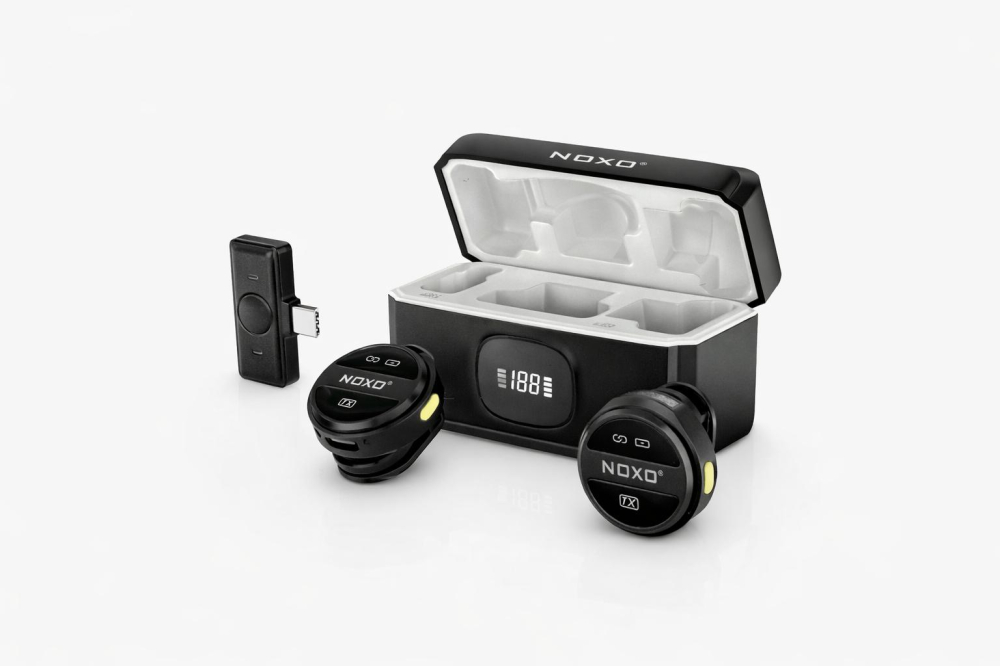 Microfon Lavaliera Wireless NOXO MC-N2 pentru Telefon USB-C, Sistem Dual cu Carcasa de Incarcare pentru Vlog, Podcast si Live Streaming [4]