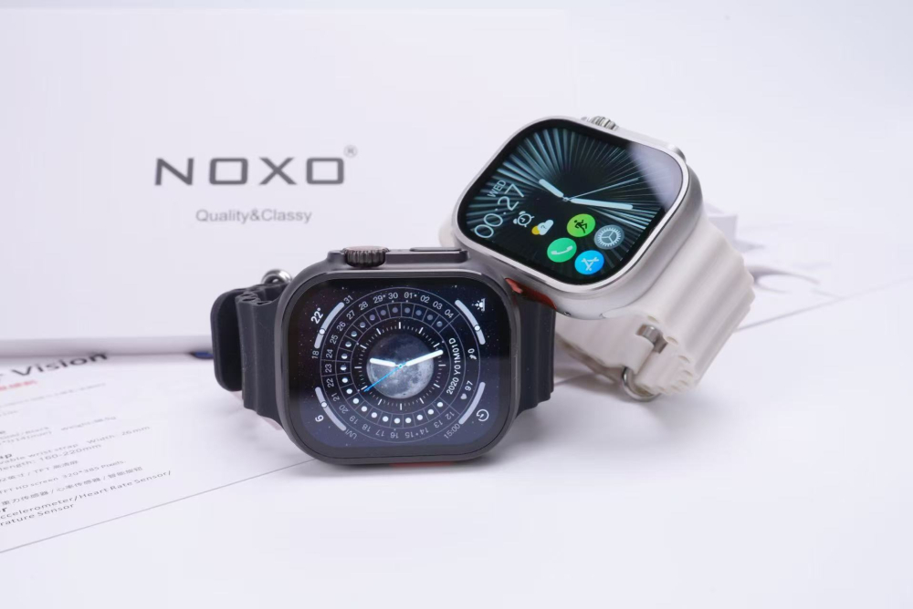 Smartwatch Ultra NOXO SW-N1 49mm cu Apel Bluetooth, Monitorizare Ritm Cardiac si Oxigen Sange, IP68 Waterproof, Ecran 2.02 Inch [2]