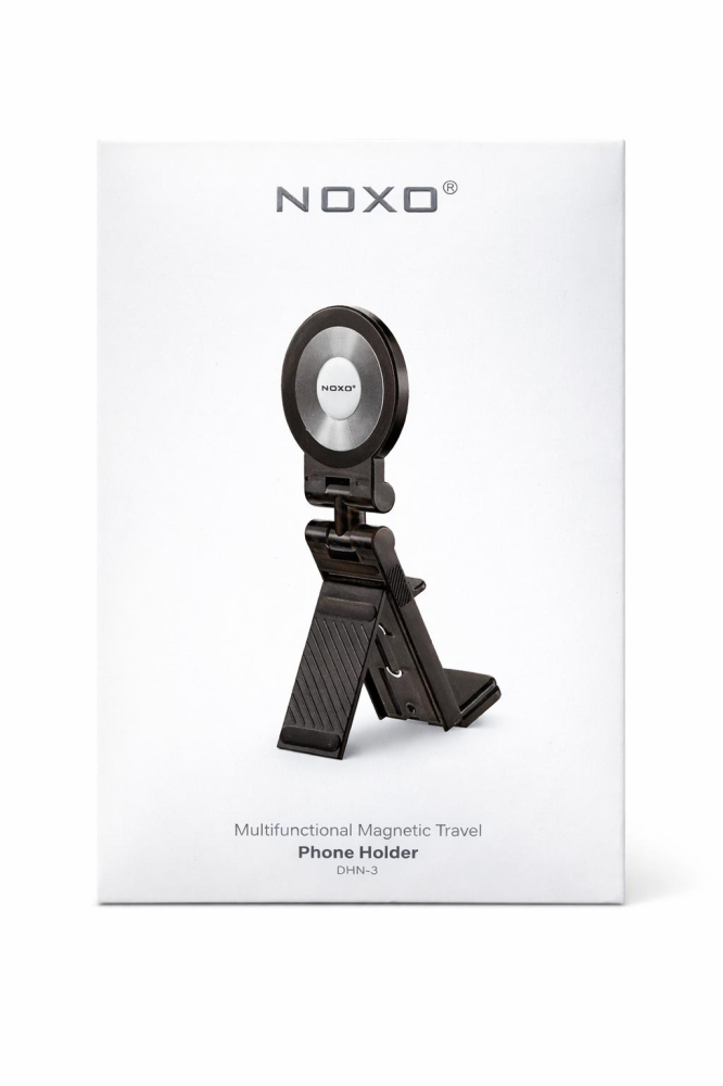 Suport Telefon Magnetic Pliabil NOXO DHN-3 360° Travel Phone Holder cu Clema suport telefon  magnetic  pliabil  360°  travel  holder [4]