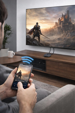 Wireless Display Adapter HDMI NOXO DG-N1 Screen Mirroring 1080P Miracast AirPlay DLNA pentru Telefon Laptop TV [2]