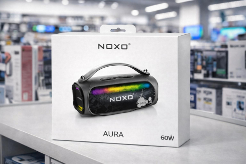 Boxa Bluetooth Portabila NOXO AURA 60W, RGB Light, Bluetooth 5.3, Waterproof IPX5, USB, TF Card, AUX [2]