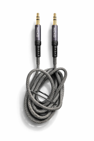 Cablu Audio AUX NOXO AUX-N-1 3.5mm la 3.5mm, 1.5m, Cablu Impletit cu Conectori Metalici [1]