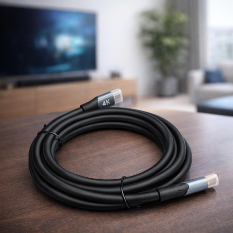 Cablu HDMI 4K NOXO HDMI-N1, 3m, Ultra HD 60Hz, HDR, 18Gbps, Compatibil TV, Monitor, PS5, Proiector [1]