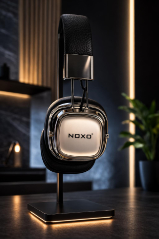 Casti Wireless Bluetooth NOXO HN-1 HiFi Over-Ear cu Microfon, Bluetooth 5.3, Autonomie 24 Ore, Jack 3.5mm, USB-C [1]