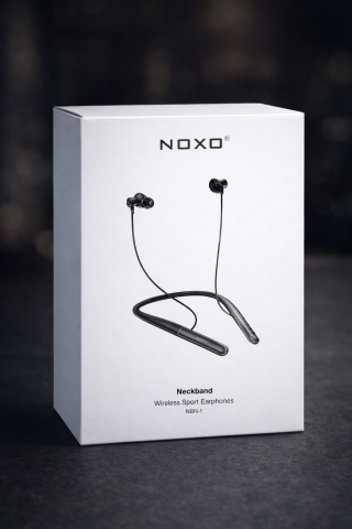 Casti Bluetooth Sport NOXO NBN-1 Neckband Wireless Autonomie 12 Ore IPX4 [2]