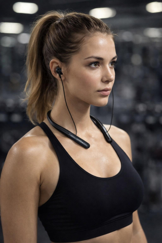 Casti Bluetooth - Casti Bluetooth Sport NOXO NBN-1 Neckband Wireless Autonomie 12 Ore IPX4