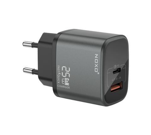 Incarcatoare de priza - Incarcator GaN 25W NOXO CHN-P-1 USB-C PD si USB-A QC3.0