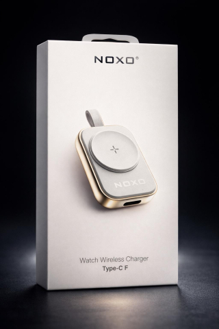 Incarcator Wireless Apple Watch NOXO WCHN-1F Magnetic USB-C Smartwatch Charger Compatibil Apple Watch Series 1-9 [1]