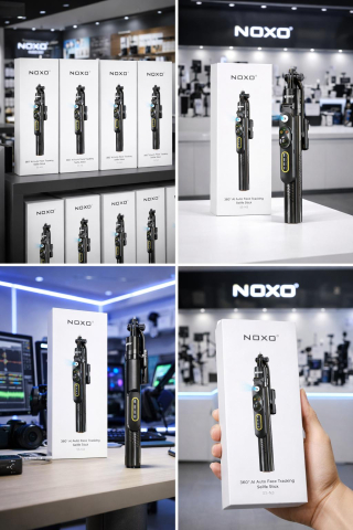 Selfie Stick cu Tripod si AI Face Tracking NOXO SS-N3 Rotatie 360 Bluetooth [1]