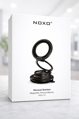Accesorii Telefoane - Suport Telefon Magnetic cu Ventuză NOXO HDN-12, Rotire 360°