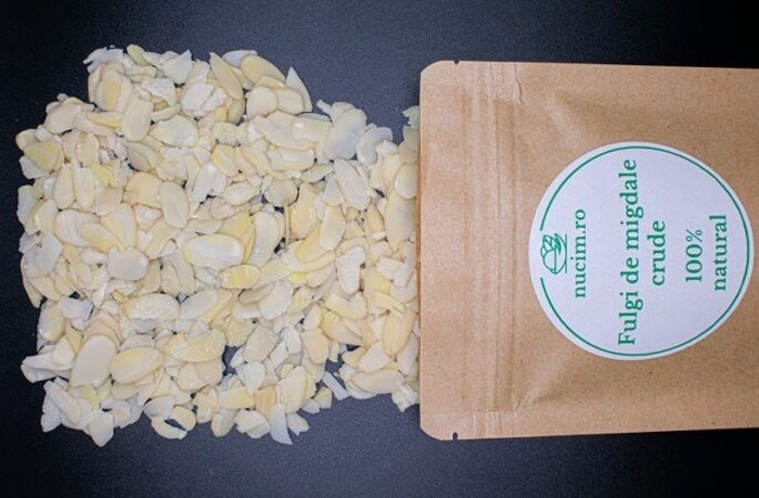 Fulgi de migdale, crude, 100% naturale [3]