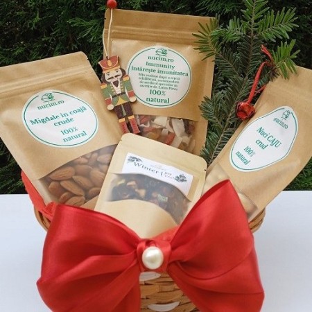 Cadouri sanatoase - Cos cadou "Silver"