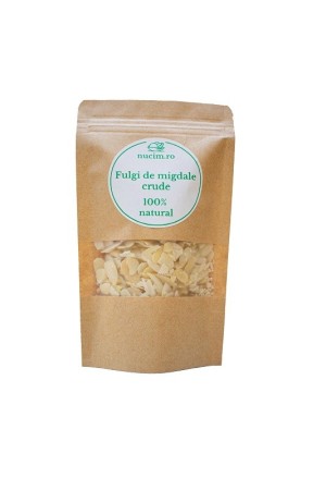 Nuci, Seminte & Fructe uscate - Fulgi de migdale, crude, 100% naturale