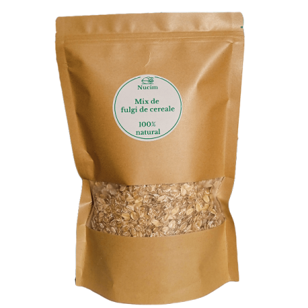 Musli, cereale & ceai - Mix fulgi de grau, secara si ovaz, 750 g