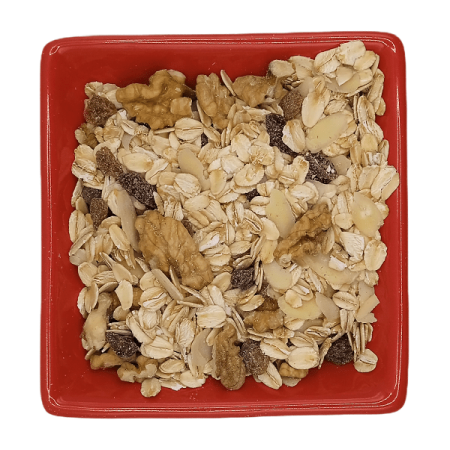 Mix pentru English Porridge - cu fulgi de ovaz, stafide, merisoare, miez de nuca si fulgi de migdale [1]