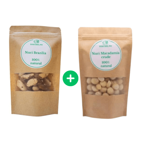 Nuci, Seminte & Fructe uscate - Nuci Macadamia + Nuci Braziliene