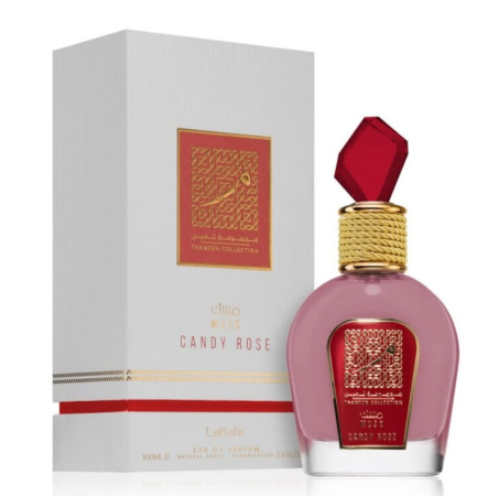 Parfumuri Dama - Apa de parfum Lattafa Candy Rose, Femei, 100 ml