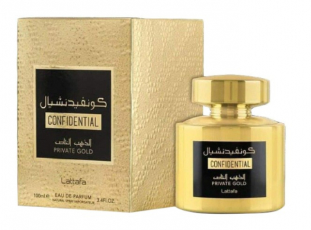 Parfumuri Dama - Apa de Parfum Lattafa, Confidential Private Gold, Femei, 100 ml