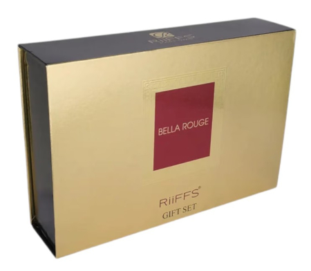 Seturi cadou - Set cadou pentru femei Riiffs Bella Rouge, EDP 100 ml + gel de dus 100 ml + lotiune de corp 100 ml