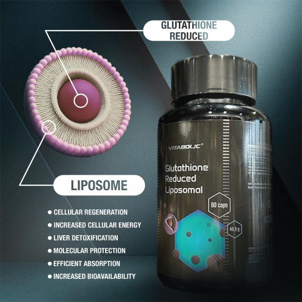 Liposomal Glutathione Reduced Vitabolic 60cps | NutritionShop [2]