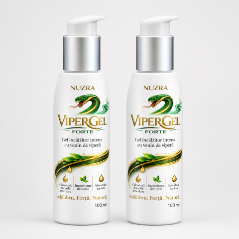 Vipergel Forte - dureri musculare si articulare - Vipergel Forte 2 bucăți