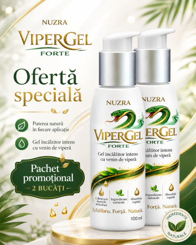 Vipergel Forte - dureri musculare si articulare - Vipergel Forte 2 bucăți