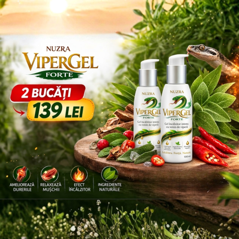 Vipergel Forte - dureri musculare si articulare - Vipergel Forte 2 bucăți