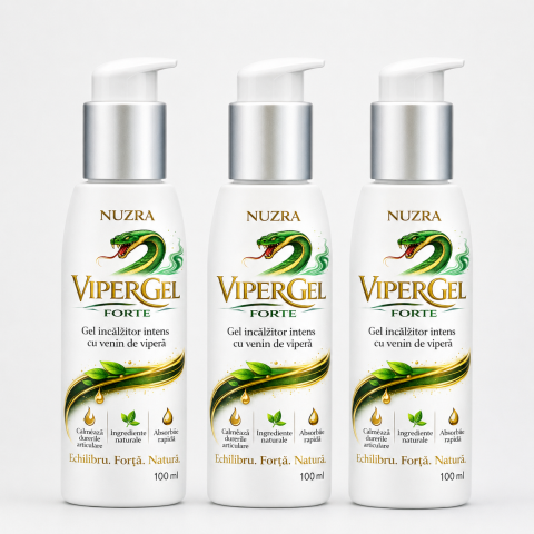Vipergel Forte - dureri musculare si articulare - Vipergel Forte 3 bucăți