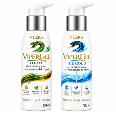 Vipergel Forte - dureri musculare si articulare - Vipergel Forte + Ice Cold