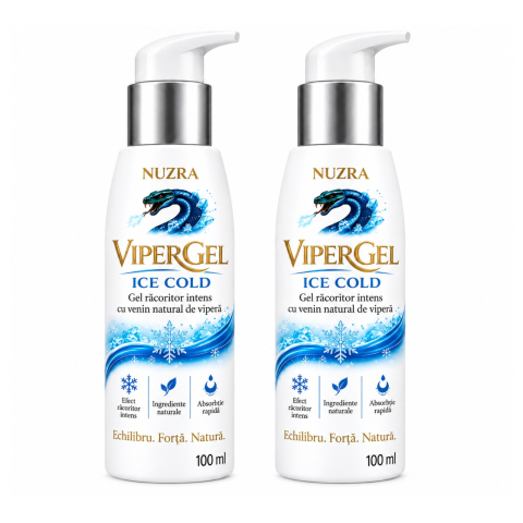 Vipergel Forte - dureri musculare si articulare - Vipergel Ice Cold 2 bucăți