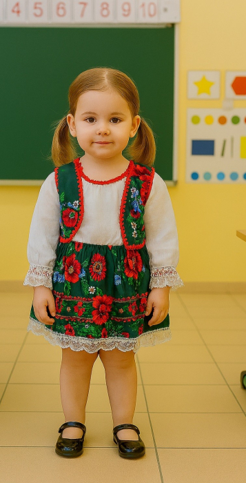 Costum popular fete 3 piese ,3-5 ani [1]