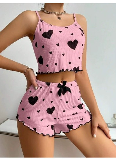 Set Pijamale Femei . Stil, Confort si Rasfat in Fiecare Noapte Marime M INTL [1]