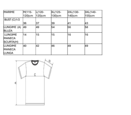 Bluza alba polo, 100% bumbac cu logo TA BRODAT [3]