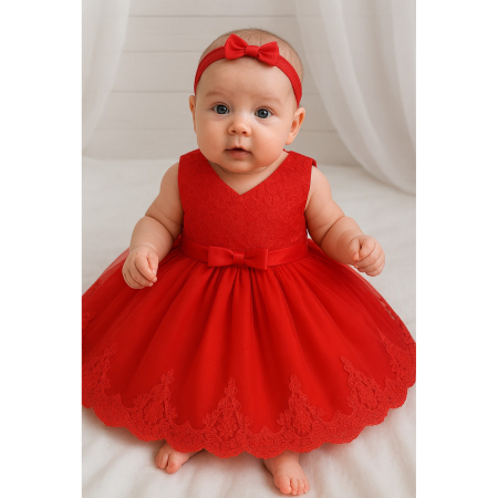 Produse EmagMarketplace - Rochie deosebita pentru mica ta printesa.Marime 3-6L