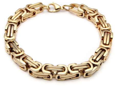 Set bărbătesc din oțel inoxidabil – colier și brățară cu design impunător [3]