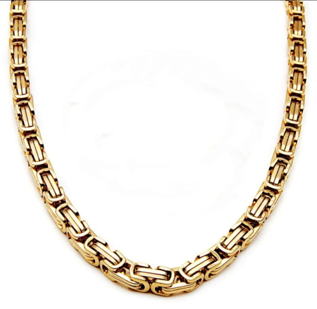 Set bărbătesc din oțel inoxidabil – colier și brățară cu design impunător [2]