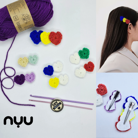 Toate Produsele - Agrafe de par cu inima