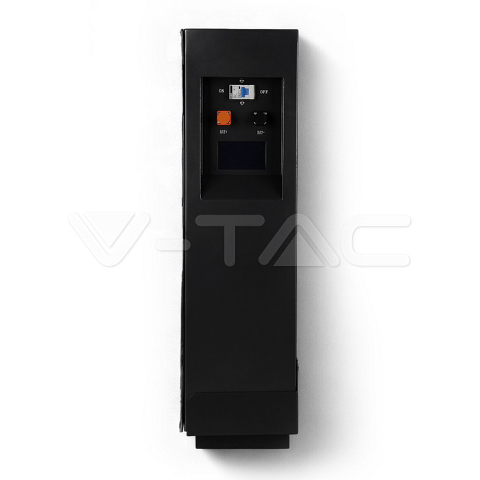 V-TAC 12282 baterie LiFePO4 10.24kWh 51.2V LV, IP20, BMS, corp negru [4]
