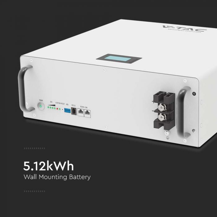 V-TAC 11523 baterie LiFePO4 9.6kWh 48V (LV) cu BMS pentru stocare fotovoltaică [3]