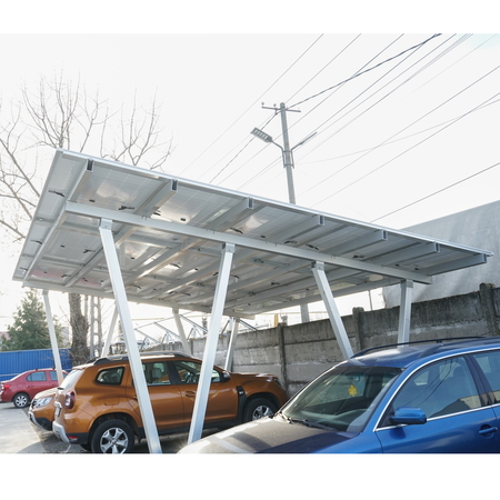Carport aluminiu 2 mașini Breckner BK77985 – prindere PV 15 panouri, 10° [7]